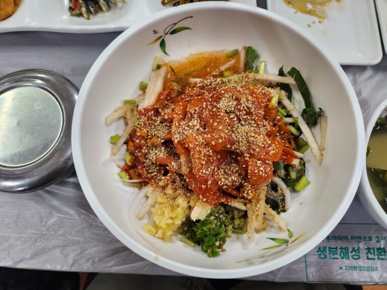 물소리횟집, 사량도맛집